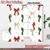 2D Flat Printing  JIT 2pcs   Curtains (Without Rod) Festive Ribbons Chic Curtains Fabric Curtains Thermal Insulation   and Room