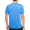 Nike T Shirts Men's Peace Blue Crew Neck Moderate AQ9920-402
