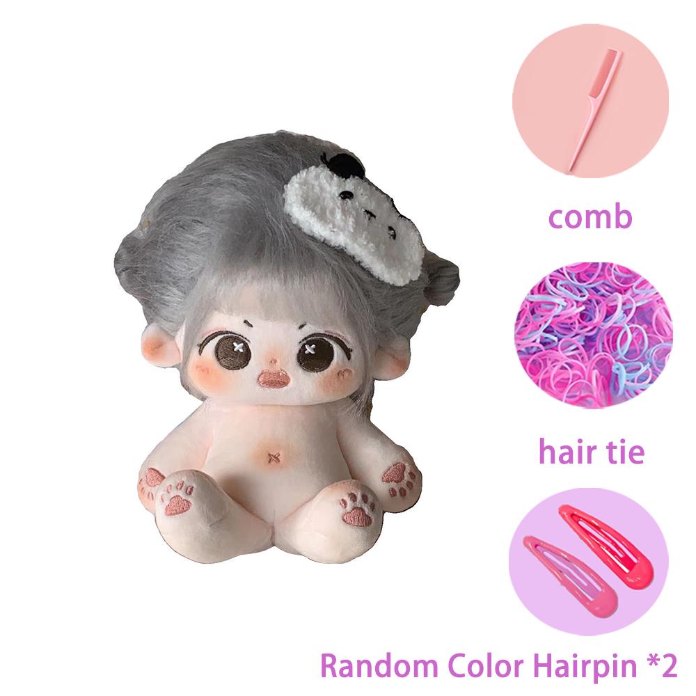 20cm Cotton Doll, Cute Plush Toys with Clothes, Anime Soft Stuffed DIY Dress Up Dolls, Collectible Toy Gift