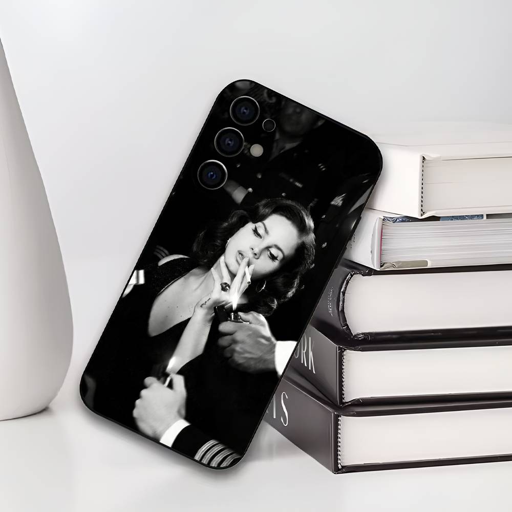 

Силиконовый Мягкий Чехол для Телефона L-Lana Del R-Rey для Samsung S25/S24/S21/S22/S23/S30/Ultra/S20/Plus/Fe/Lite - Защитная Крышка Samsung S25ULTRA