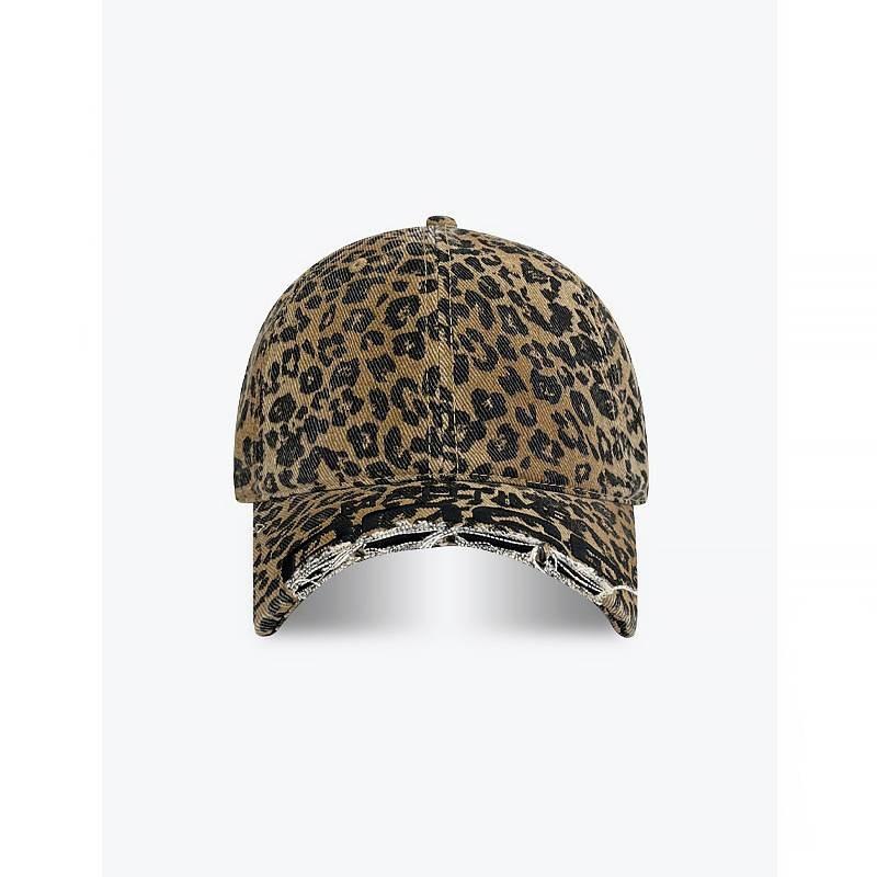 Denim Distressed Baseball Cap For Streetwear And Casual Style Protection Sun