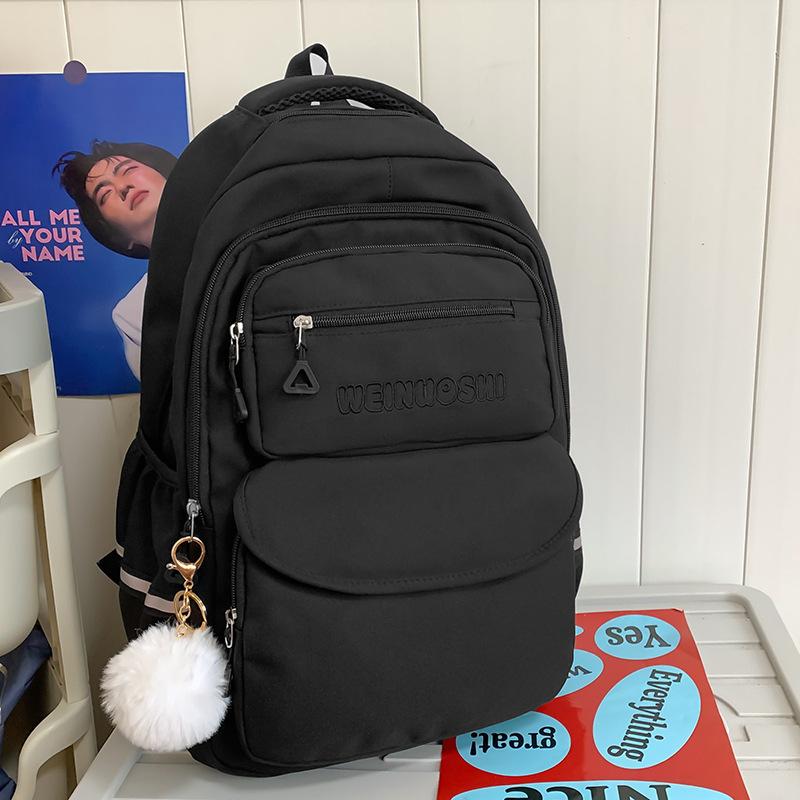 Dětský školní batoh pro žáky základní školy, velkokapacitní, pro dívky, pro žáky nižší střední školy, batoh s nápisem