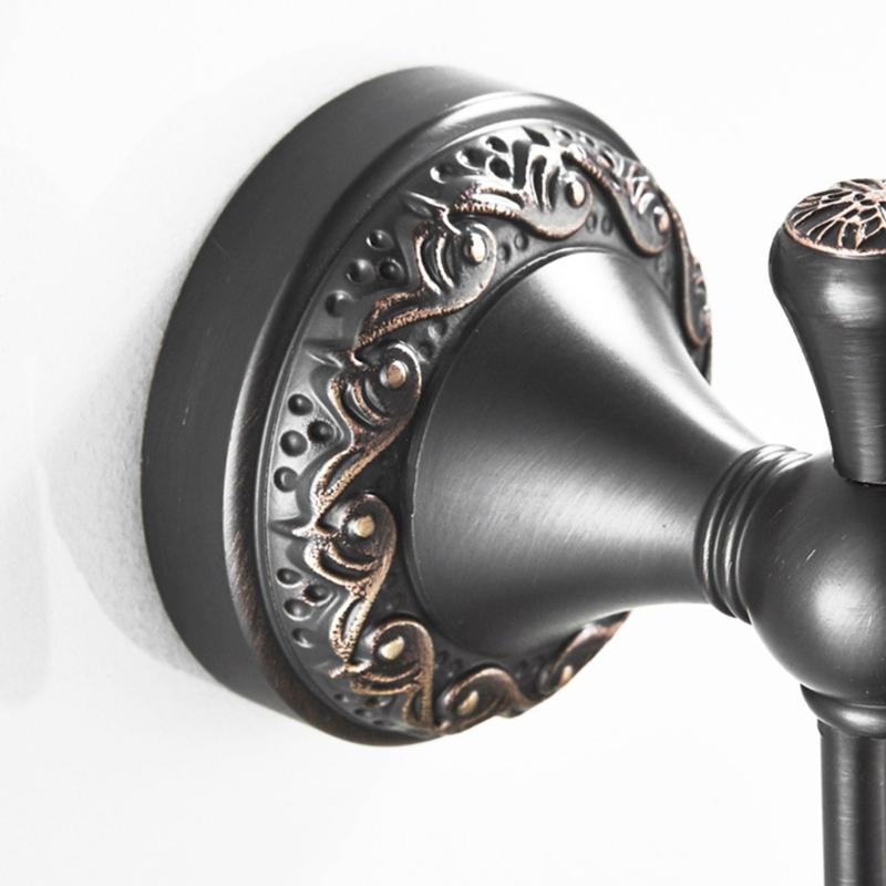 Decorative Brass Entryway Coat Hook Heavy Duty Metal Wall Mounted Hangers Simple Installs for Jackets Bags Homes Office