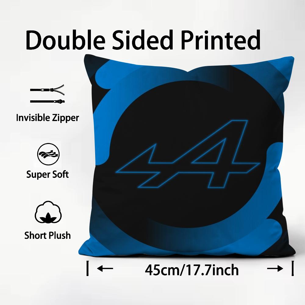 Cool A-Automobiles Alpine Cushion Cover Pattern Printed Pillowcase for Living Room Sofa Cushion Cover & Bedroom Decor