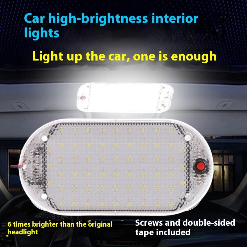 1Pcs Universal Roof Bars Car Reading Light Car Ceiling Indoor Interior Lamp For Motorhomes Led Bars 12v-85v Led Car Trunk Light