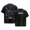 Maglietta Grafica Uomo Donna Yu Gi Oh Drago Bianco Occhi Blu Abbigliamento Maglietta Oversize Maglietta in Cotone Lavato T-shirt Harajuku