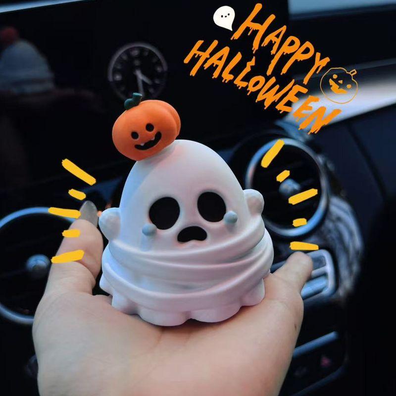 

Car Perfume Aromatherapy Cute Atmosphere Halloween Crying Ghost Pumpkin Dashboard Decoration Diffuser Stone Ghost Ornaments