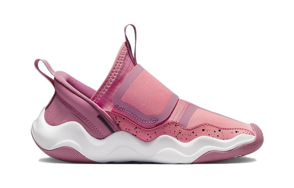 Jordan 23/7 Slip Resistant Cushioning Low Top Children's Basketball Shoes Pink White Children Aged 3 7 Years Old DQ9293-616