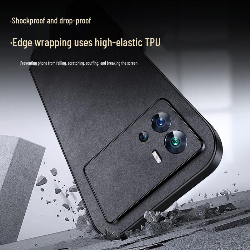 Sungsou iQOO 9 Series Lambskin Full Lens Protection Case