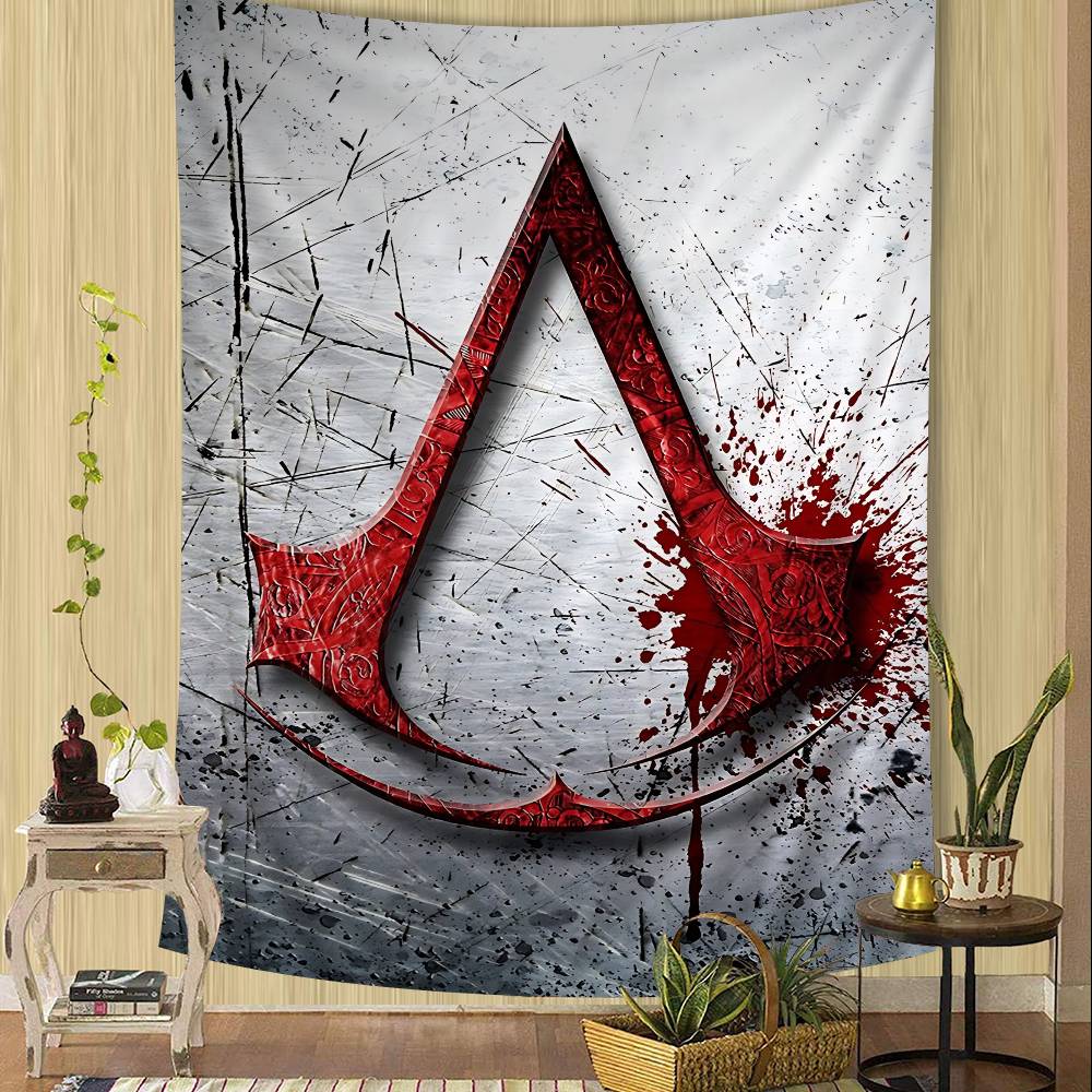 AAssassins CCreedes Cartoon Tapestry Wall Hanging Decoration Household Home Decor