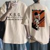 Hajime No Ippo Hip Hop Size TShirt Anime Harajuku Tee Tops Men Women Makunouchi Takamura T-Shirt KGB Y2k Manga Tshirt Clothes