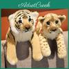Adorable Plush Lion Tiger Leopard Stuffed Animal Toy For Kids Soft Cuddly Gift