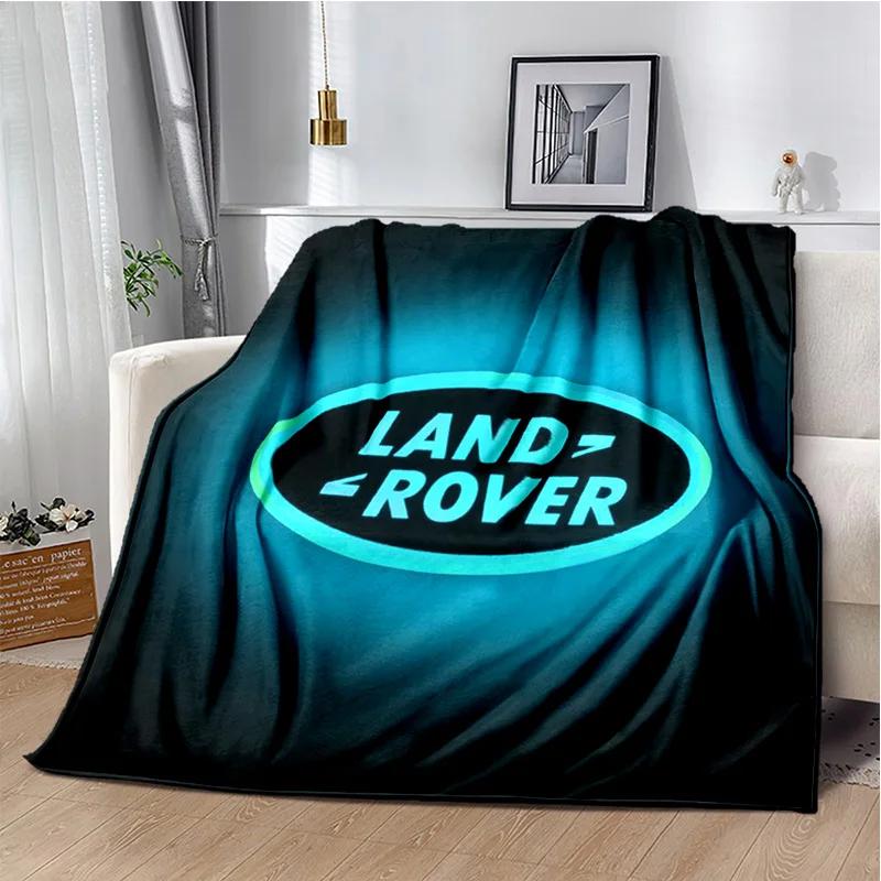 Luxurious HD Fashion Trend Sports Car L-LAND ROVER Logo Blanket - Perfect for Children as Gift Sofa Bed Office Hotel Decor