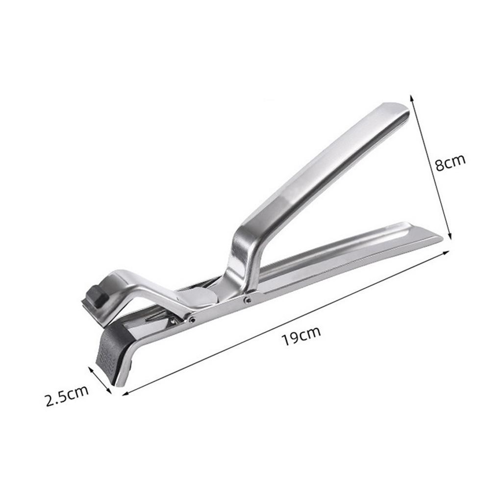 Edelstahl-Topf- und Schüsselhalterung, Topf- und Pfannengreifer für Mikrowelle, Backofen, Dampfgarer, Töpfe und Schüsseln