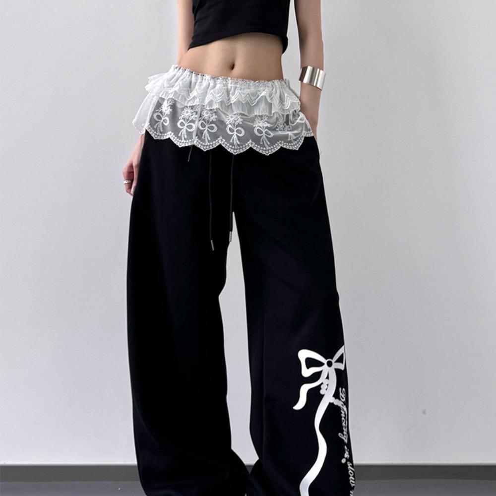 Shirt Extender Jazz Dance Hip Scarf Y2K Lace Gauze Skirt Belt Ruffled Edge Waistband Streetwear