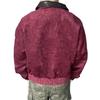 Men's 2025 American Retro Wool Lapel Jacket - Spring/Autumn Street Style Deconstructed Outerwear