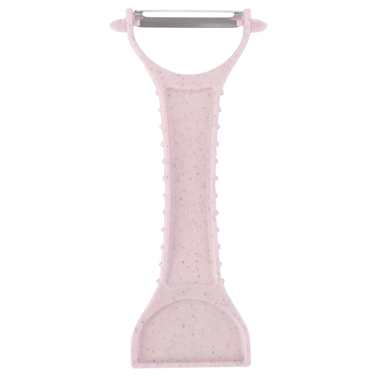 

Овощечистка для фруктов, картофеля, огурцов, моркови, терка из нержавеющей стали, бытовой инструмент для кухни розовый