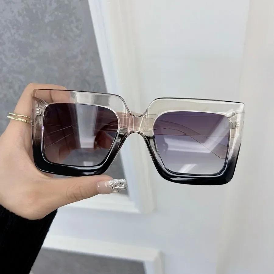 Classic Square Sunglasses Women Men Minimalist Fashion Female Male Retro Casual