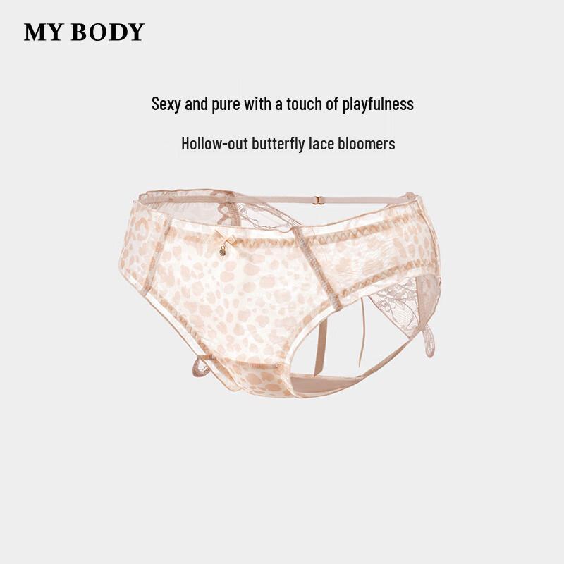 

mybody Women s Butterfly Lace Low-Rise Briefs M