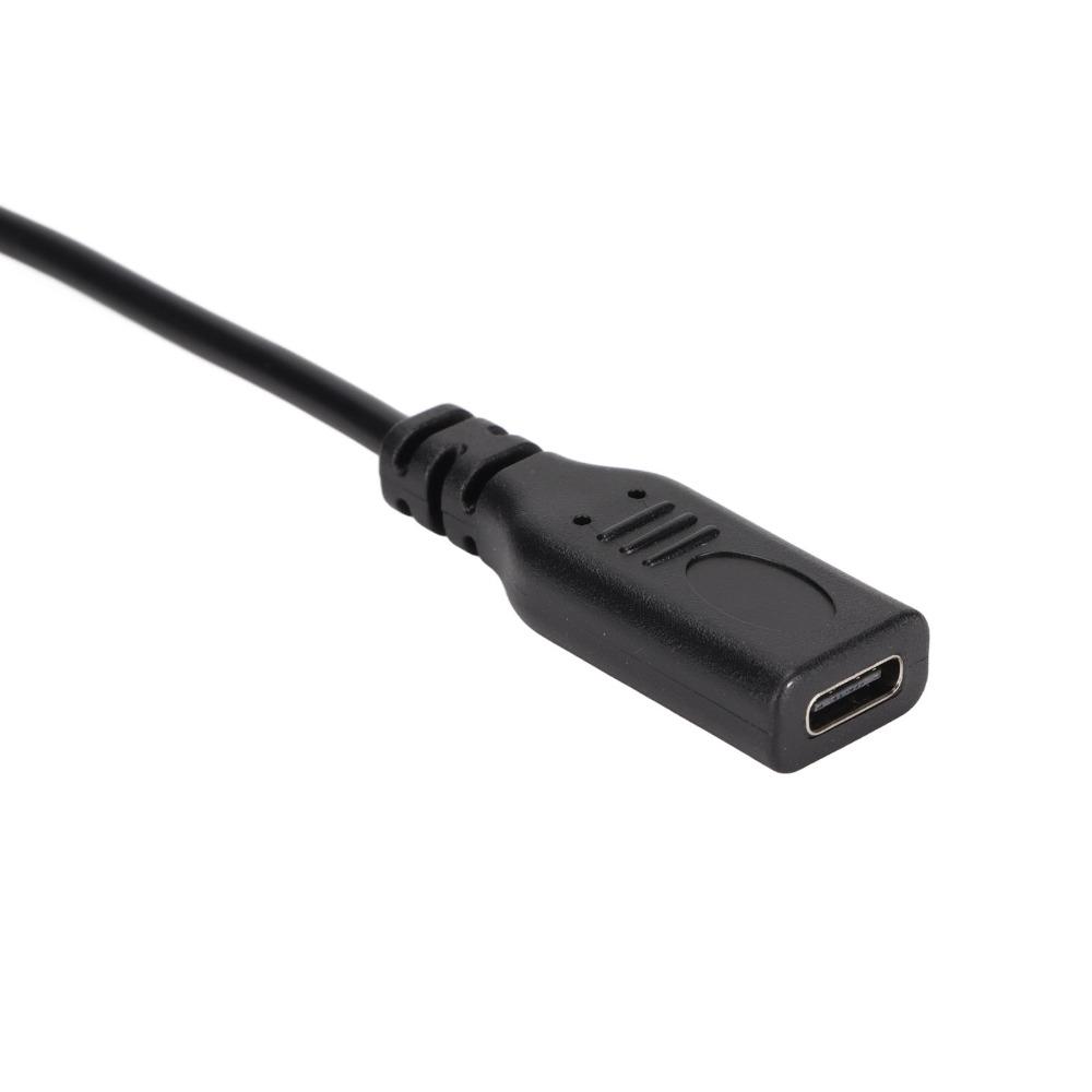 30cm/11.8inch Type C Male to Female with ON/Off Switch Power Extension Cord USB Extension Cable USB Connection