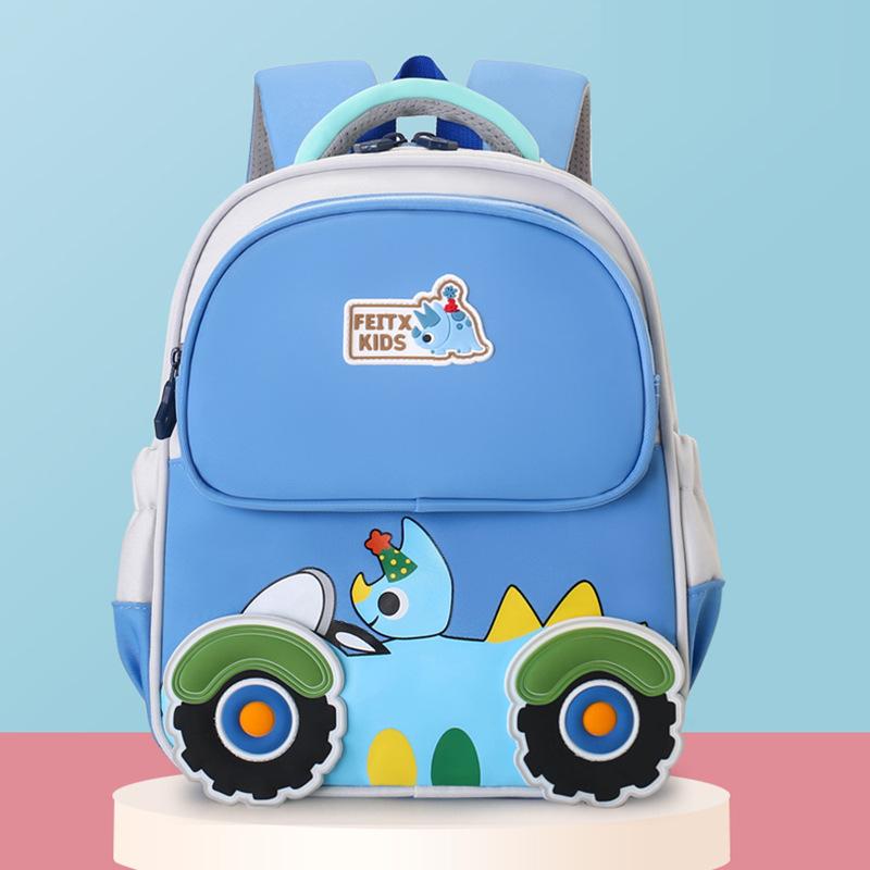 New kindergarten schoolbag cute cartoon boys and girls backpack high value children's spine backpack