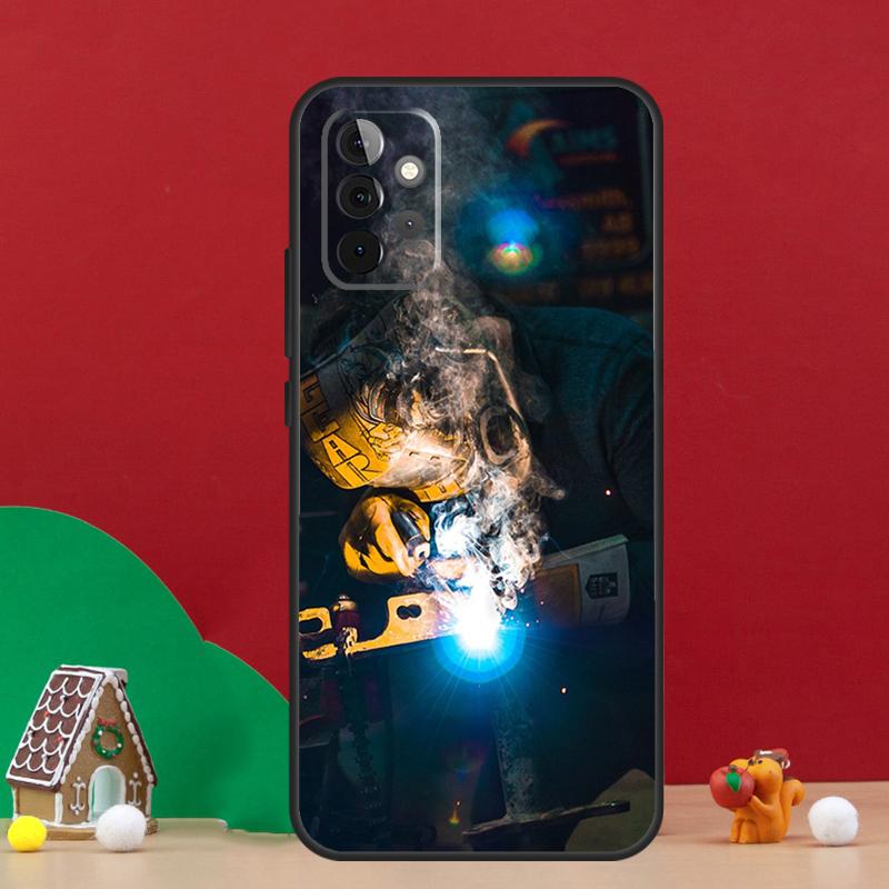 Schweißer Schweißen Heißes Metallarbeiter Hülle Für Samsung Galaxy A55 A52 A32 A12 A33 A06 A16 A26 A36 A56 A15 A53 A13 A34 A54 A14 A17