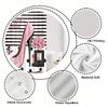 Hello Gorgeous Pink High Heel Shower Curtain Polka-Dots Perfume Bottle Design With 12 Hooks Ideal Bathroom Decor