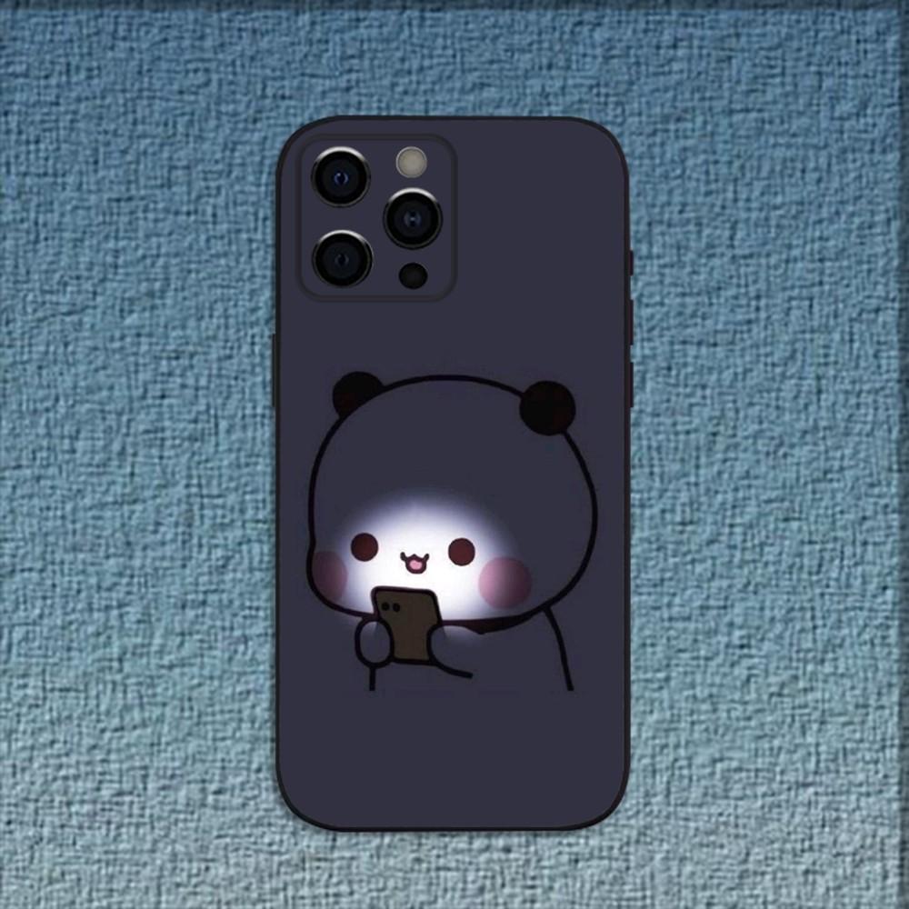 Cartoon Cute BuBu DuDu Phone Case For iPhone 16,15,14,13,12,11,Pro,X,XS,Max,XR,Plus,Mini Soft Black Cover