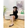 Princess direct supply 2026 spring and autumn new super soft fly-woven pointed flat shoes light