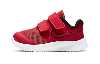 Star Runner 2 Rutschfeste Dämpfung Abriebfeste Niedrige Laufschuhe Rot Schwarz Kleinkind und Kleinkind AT1803-600