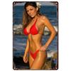 Vintage Fitness Metal Tin Signs  Workout Muscle Women Wall Posters Decoration for Garage Game Room Gym Cafe Living Room Club