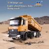 Non-Toxic Huina Rc Truck 1536 Remote Control Trucks Dumper 1/14 12Ch Construction Engineering Vehicle Toys Children Christmas Gifts Children