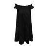Women's Short Sleeve Casual Loose Ruffled Stitching Cupcake Princess Dress