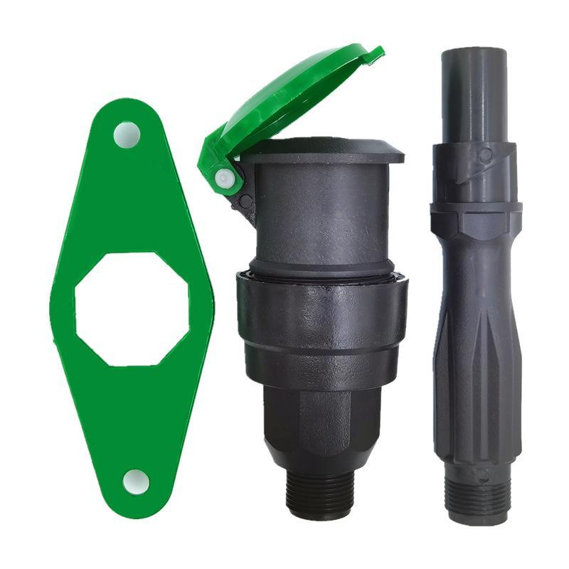 3/4 IN PE Water Valve Easy to Install Durable Leak Proof 1/2/3PCS Set for Home Garden Irrigation System