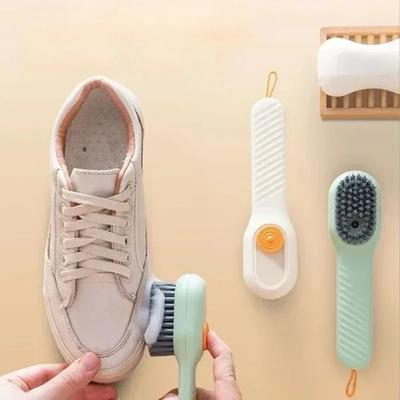 Shoe Washing Machine Bag with Soft Bristle Brush Set - Durable Laundry Bag & Liquid Shoe Cleaner Brush for All Shoes Washing Bag
