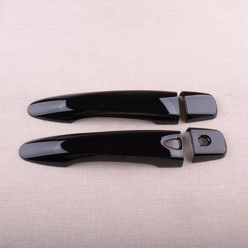 Beler 8pcs/Set Car Exterior Smart Door Handle Covers Trim Fit for Nissan Versa TIIDA X-Trail Maxima Rogue Kicks Qashqai