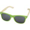 "Sun Ray" Bamboo Sunglasses Lime Green