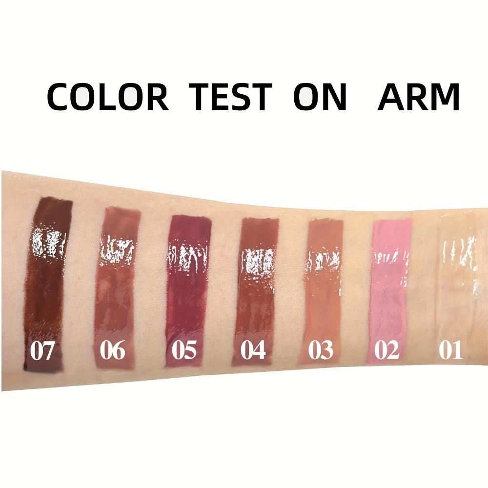 1 Stück Feuchtigkeitsspendendes Kristall-Lippenöl Aufpolsternder Feuchtigkeitsspendender Glanz mit getönten Nuancen für alle Hauttypen Frauen Kosmetik Make-up