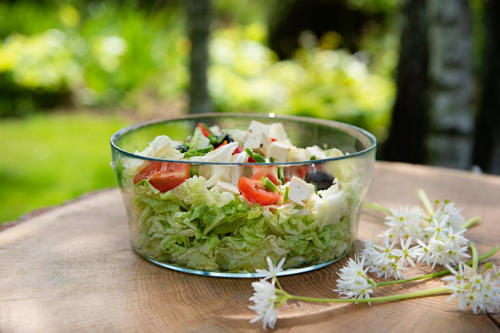 KADAX Bowl Dish Salad Bowl Glass For Salad Fruit 19cm