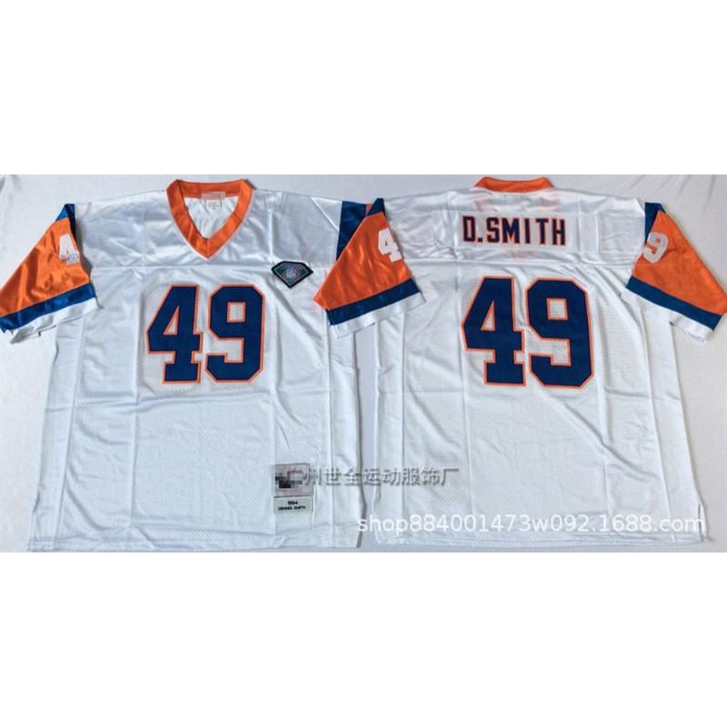 Mens Retro Embroidered Denver Broncos Football Jersey Size M-XXXL Cotton Blend Sports Fan Apparel Rugby Casual Wear
