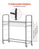Rolling Tire Storage Rack 2-Shelf Tire Holder Hold up to 12 Standard Tires