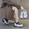 Autumn and winter new women's shoes little white shoes platform muffin small inner height increase casual sports shoes