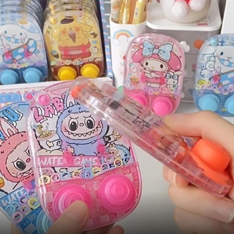 1 Stück Weihnachtsgeschenke Labubu Cartoon Kreatives Spiel Wasserschießspielmaschine Dekompressionsspielzeug