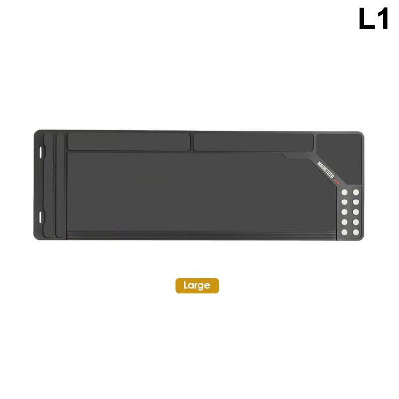 Gun Cleaning Mat Rifle Pistol Gun Mat With Magnetic Dots Non-Slip With Organizer Parts Tray Protective Workbench Mat