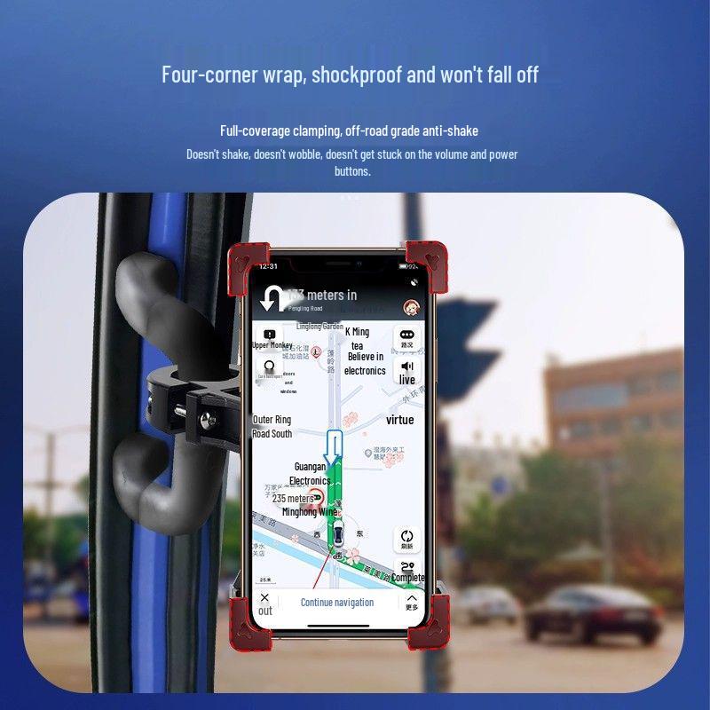 Shockproof Mobile Phone Holder for Large Trucks & Excavators
