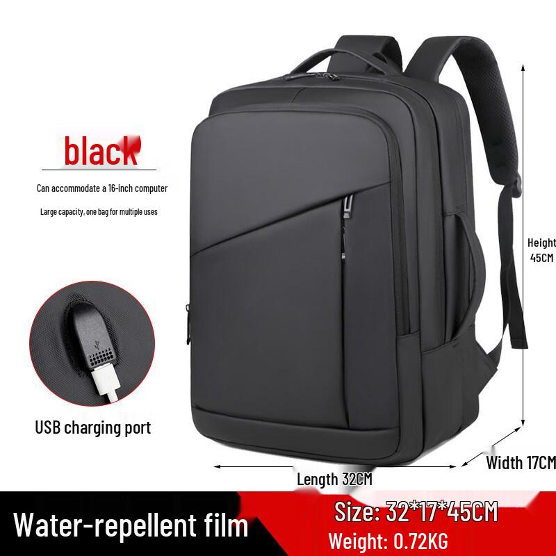 Мужской многофункциональный рюкзак Zhilv большой емкости 32x17x45cm (16-inch laptop compatible)