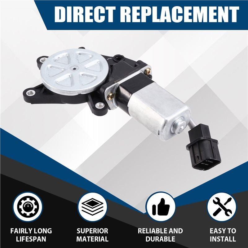 MR573877 Front Left Window Regulator Motor Power Window Motor 2Pin For Mitsubishi Outlander 2.4L 2003-2006