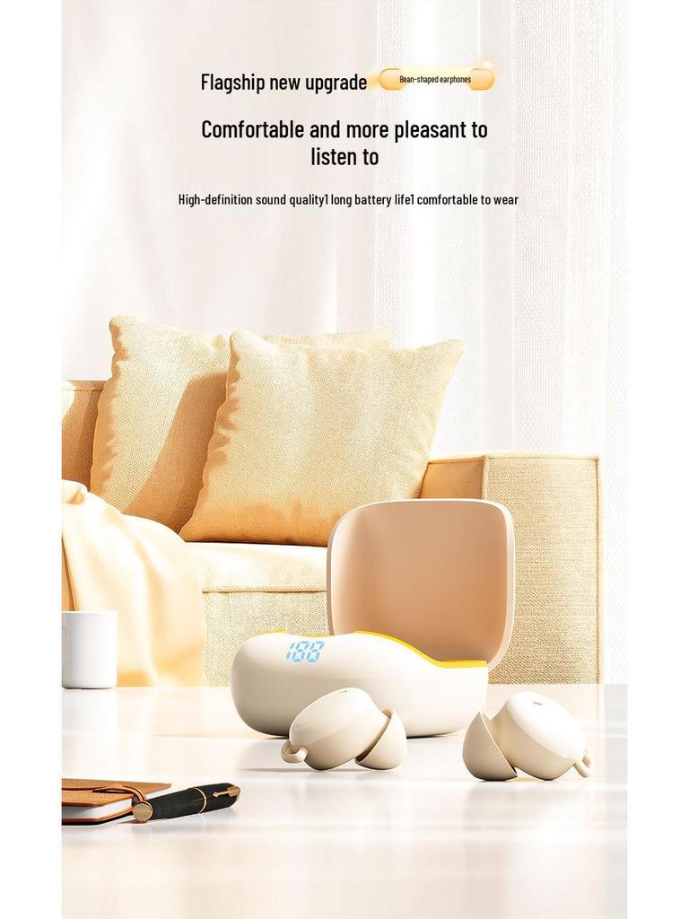 2025 Waterproof Noise-Cancelling Bluetooth Sleep Earphones - Side Sleeper & Sports-Friendly, No Ear Pressure or Sound Leakage