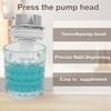 1/2Pcs Soap Dispenser 200ml Hand Foaming Dispenser with Metal Pump Portable Transparent Soap Foam Bottle for Kitchen Bathroom