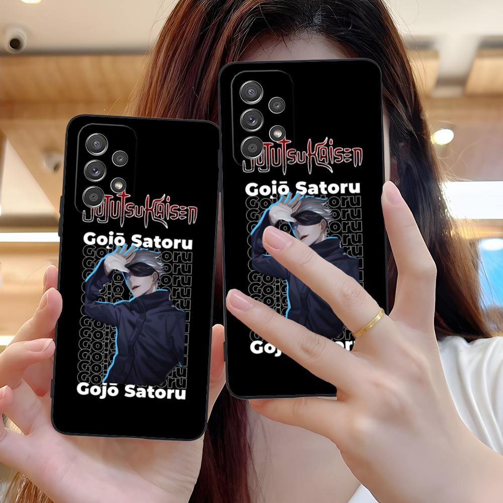 Jujutsu Kaisen Satoru Gojo Phone Case for Samsung Galaxy A56 55 54 53 52 51 36 35 34 23 16 15 5G Colorful Cover Cover Pretty